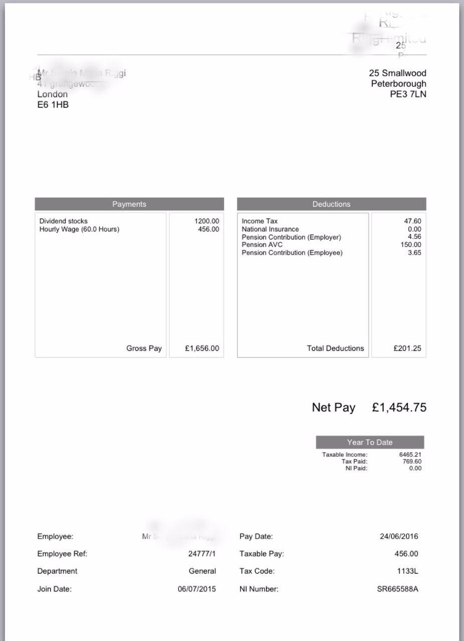 Busta paga infermiere a Londra