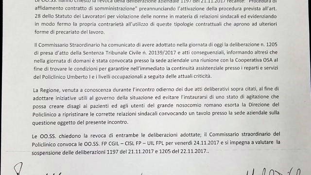 Roma, Umberto I: dipendenti dovranno restituire indennità percepite 1