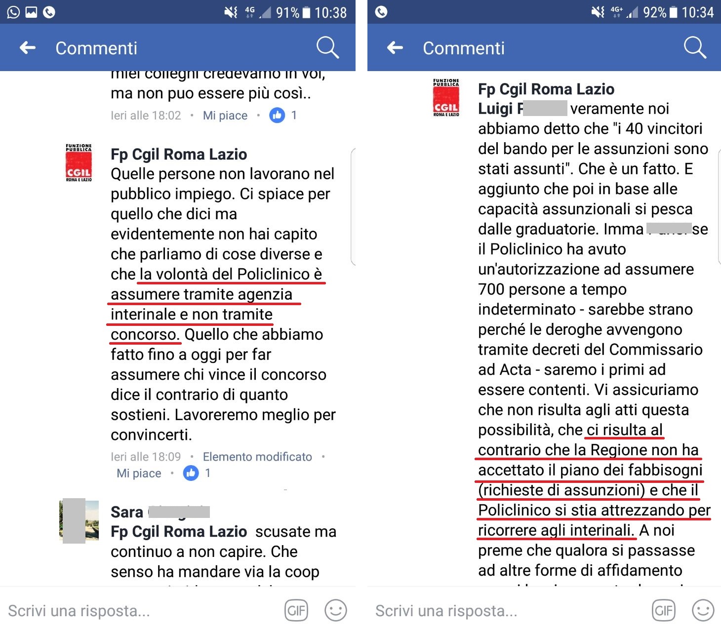 Umberto I, gli infermieri in graduatoria scrivono a Zingaretti e Lorenzin: basta cooperative e agenzie interinali! 1