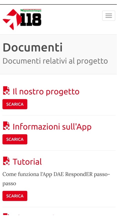 Vi presentiamo "DAE RespondER" l'app salvavita creata dal sistema 118 dell'Emilia Romagna 2