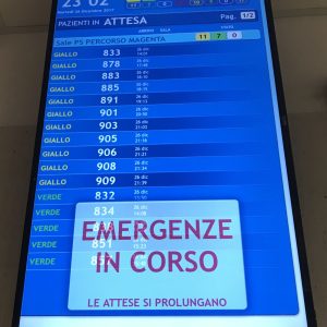 Genova, centinaia di pazienti in attesa in P.S. e cinghiali che invadono l’ospedale: prosegue lo stato di emergenza