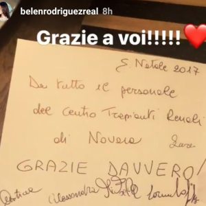 Le Infermiere novaresi ringraziano Belen Rodriguez sui Social