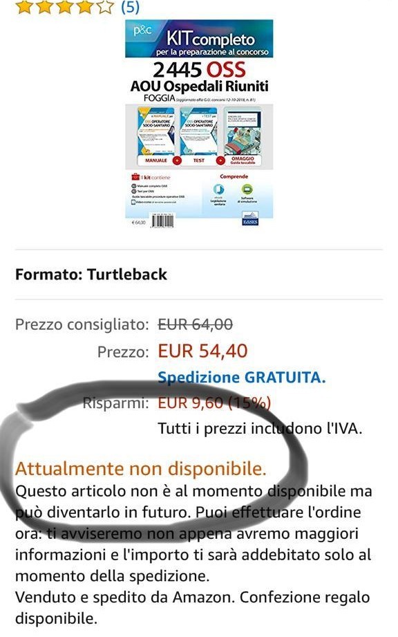 Concorsone per 2445 OSS a Foggia nel caos. I testi “consigliati” sono introvabili