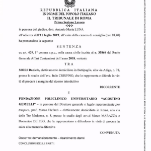 I sindacati: la sentenza ADI è un falso